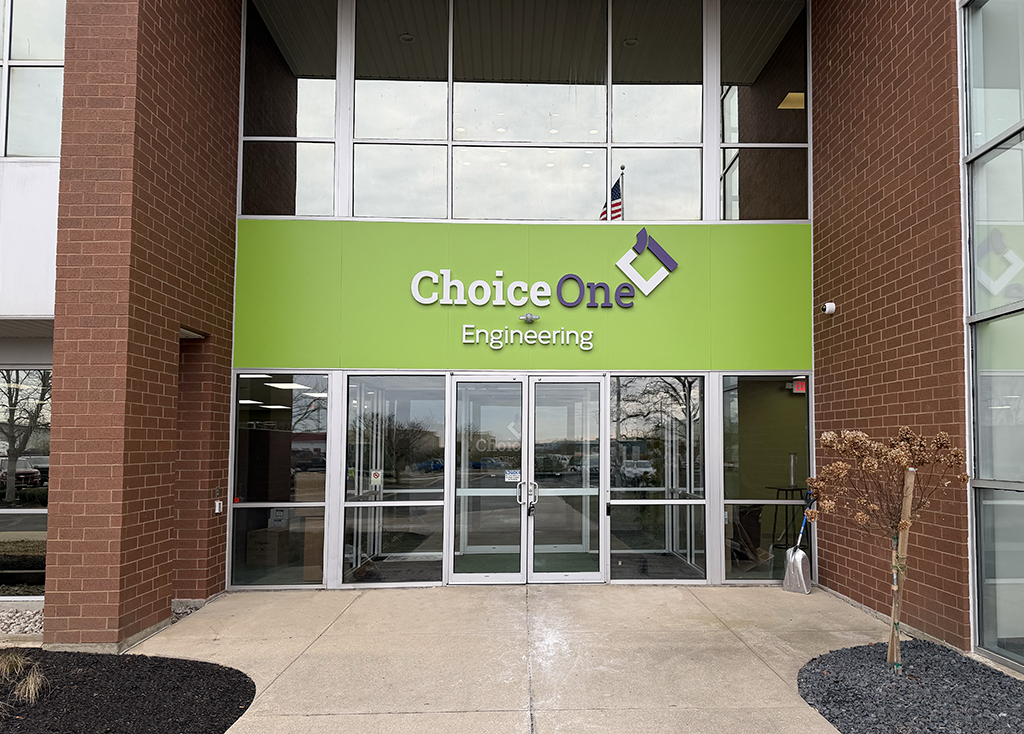 Choice One Engineering – Entrance Sign